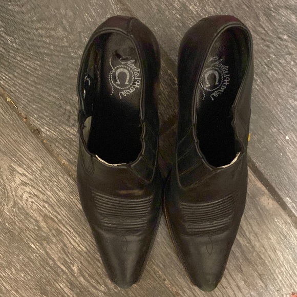 Charlie 1 Horse Shoes - Block heel western booties